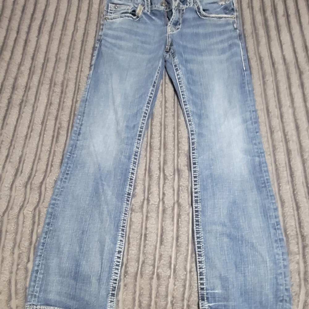 Silver Jeans Blue Straight Leg Denim